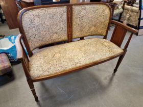 Antique Two Seater Period Love-Seat Sofa/Salon Chair