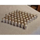 Collection of 48 Charles Horner Hallmarked Thimbles