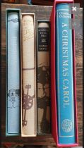 7x Folio Society Books inc Classics such as To Kill a Mockingbird, Brighton Rock and Dickens' A Chri