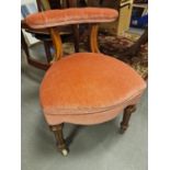 Edwardian Well Upholstered Voyeur Chair