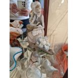 Pair of Lladro Nao Figures