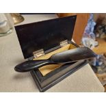 Pair of Real Ebony Wood Decorative Pieces