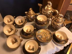 Japanese 27pc Antique Meiji Period Tea Service