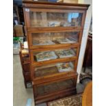 1940's Five-Drawer Set of Solicitors Drawers - in the Style of Globe Wernicke or Gunn