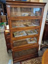 1940's Five-Drawer Set of Solicitors Drawers - in the Style of Globe Wernicke or Gunn