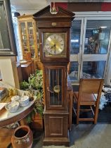 Modern Tempus Fugit Grandfather Clock