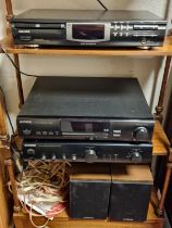 Philips & Kenwood Stacking Hi-Fi Stereo System Separates + Cambridge Audio Speakers