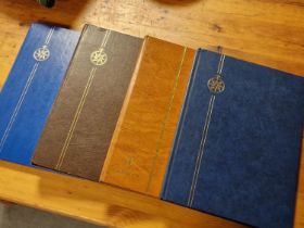 Four Folders of Various Unused and some Postmarked Stamps inc lots of a Penny reds + Penny Blue, als