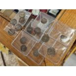 Collection of 15 Early British and Roman Coins