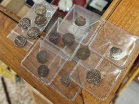 Collection of 15 Early British and Roman Coins