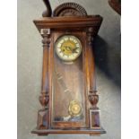 Antique German Vienna Wall Clock - 68cm high