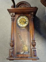 Antique German Vienna Wall Clock - 68cm high