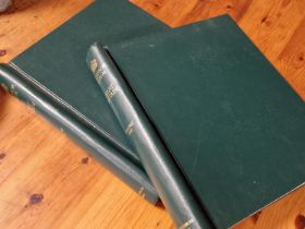 Pair of Stanley Gibbons Windsor Stamp Albums, part-full, volumes one and two inc Penny Red and some