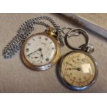 Pair of Pocketwatch Watches - Smiths and Chronographe De Sport