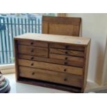 Eight-Drawer Vintage Craftsmans Set of Drawers/Box - 46x31x18cm