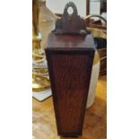 Georgian Oak and Mahogany Crossbanded Candle Box