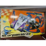 Boxed Scalextric Micro Mania 'Scorpion Strike' Slot Car Set