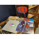 Group of Six Prog Rock 1970's LP Vinyl Records inc mostly Yes, plus Moody Blues