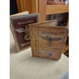 Pair of WWII German Passport & Work Identity Books - Nachtigall & Arbeitspasse