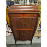 Vintage Gramophone Cabinet inc a Rotel Hifi Stereo and Turntable - 105x54x48.5cm