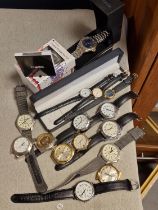Large Assortment of Designer Watches inc Lorus