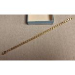 9ct Gold Bracelet - length 21cm, 12.15g