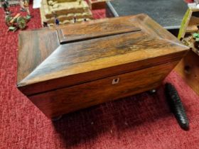 Edwardian Sarcophagus Tea Caddy Box
