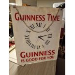 Guinness Time Wall Clock - Breweriana Advertising Interest