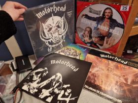 Set of 5 Motorhead Heavy Metal Vinyl LP Records inc Born To Raise Hell, Motorhead (Chiswick Records