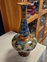 Antique Royal Doulton Lambeth Vase - 40cm high