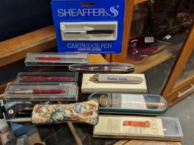 Collection of Various Designer Pens inc Parker & Sheaffer