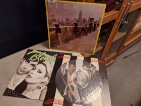 Trio of Blondie Vinyl LP Records inc Parallel Lines picture disc