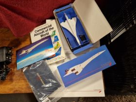 Assortment of Concorde Airline Transport Advertising Collectables