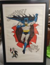 Framed 1966 Batman G & F Posters New York (USA) TV Series Poster via FACT Toothpaste, to promote the