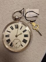 1893 Birmingham Silver Pocketwatch - 162g