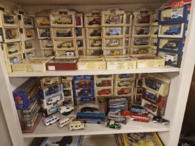 Collection of Assorted Die Cast Corgi and Matchbox Cars and Trucks etc