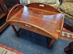 Victorian Tray Top (Mahogany) Changing Table w/rectangular base - 69x51 by 54cm high