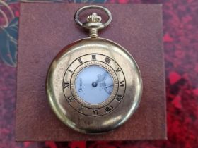 Swiss Chateau Gold-Plated Pocketwatch