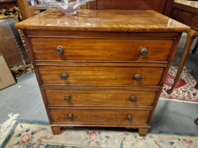 1940's Twin Storage Cabinet w/faux front drawers - 75x68x44cm