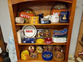 Large Collection of Pub and Brewery Collectables inc Tetley Bittermen, Tetley Falstaff, Castlemaine