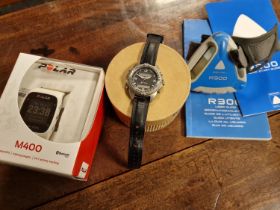 Trio of Designer Watches and Mobile Sat nav inc Timberland and Garmin