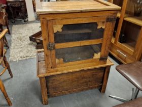 Vintage Oak Blanket Box + a Retro Hutch