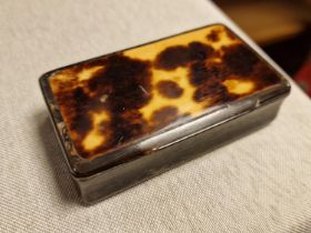 Vintage Tortoiseshell Trinket Box