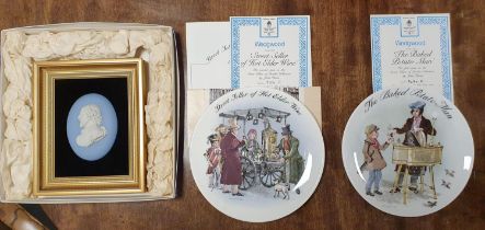 Collection of Wedgwood Boxed Plates and Plaques inc Street Sellers of London, Anniversary Plates + a