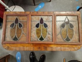 Trio of Stained Glass Windows