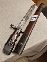 Rare Elkington & Co MK7 WWII World War Two (Land Services) Army Bayonet Sword - Militaria Interest -