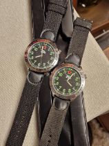 Pair of Eaglemoss Russian 1980's Style Tank Watches