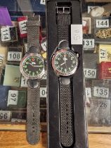 Pair of Eaglemos Russian Tank Watches