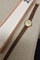 9ct Gold Swiss Audax Ladies Wristwatch Watch