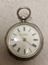 Vintage Hallmarked Silver H Samuel of Manchester Pocketwatch